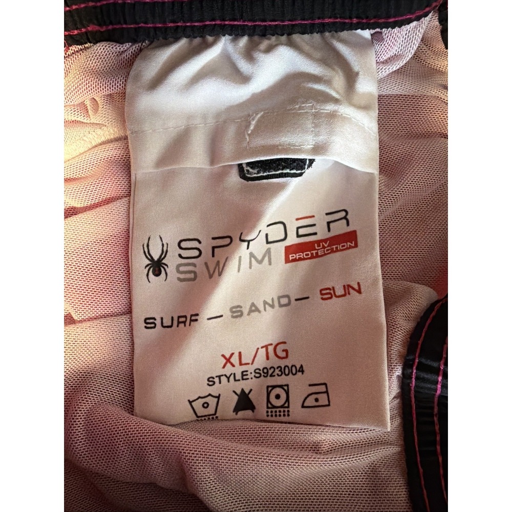 Spyder XL Swim Mens Pink‎ Board Shorts UV Protection Swim Trunks - Picture 9 of 11